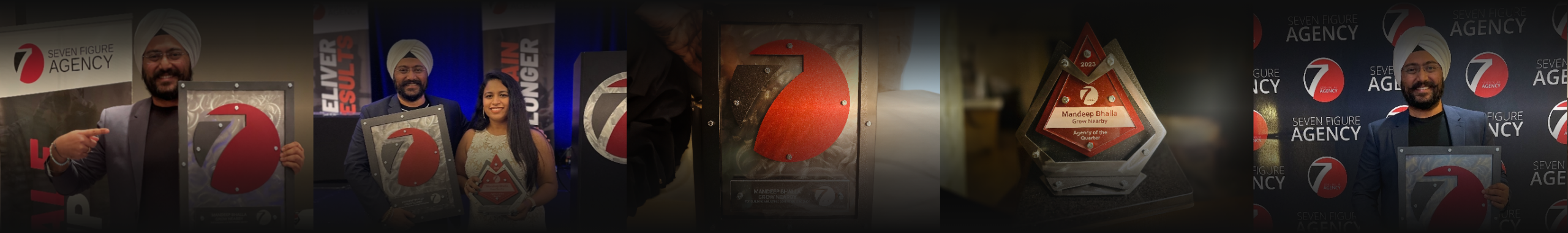 Mandeep Bhalla seven figure agency award