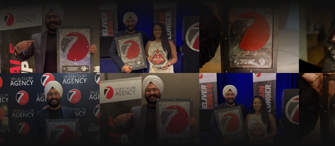 Mandeep Bhalla seven figure agency award
