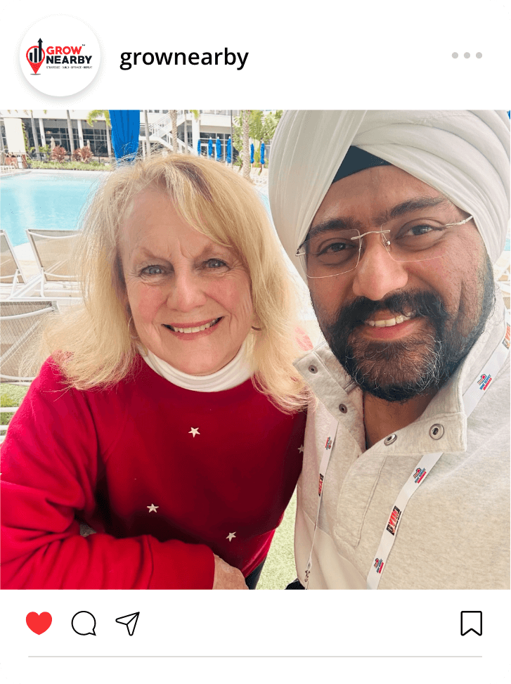 Bev Ballard and Mandeep